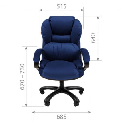 Кресло руководителя CХАИРМАН ДОМ (Хоме) 434 Синий / CHAIRMAN (Home)_4