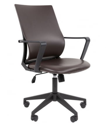 Кресло руководителя Чаирман 545 БП экокожа Коричневый / Chairman_0