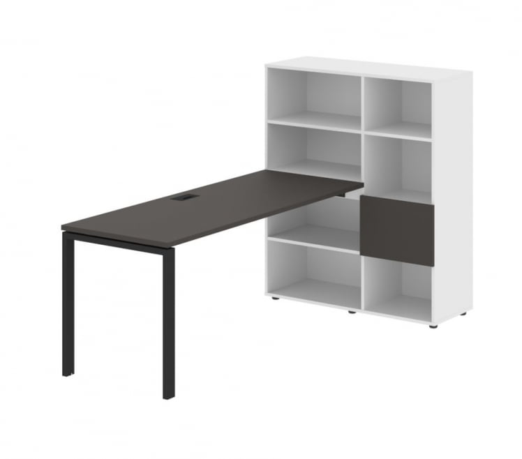 Рабочая станция ЕДИС ЕУРСТ 1117 Мокко Черный Белый / EDIS EURST_0