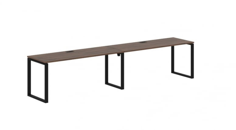 Бенч-система ЕДИС ЕКВСТ 3567 Дуб Денвер темный Черный / EDIS EQWST_0