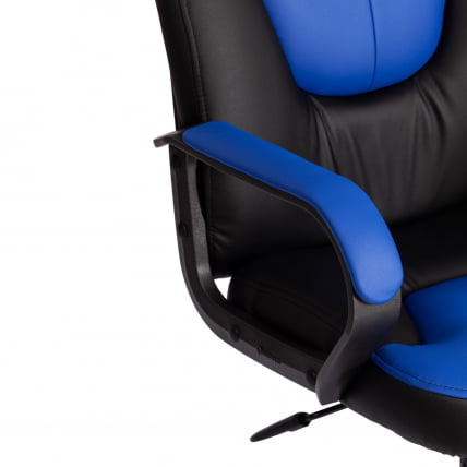 Кресло НЕО 2 (22) экокожа Черный/синий 36-6/36-39 / NEO_9