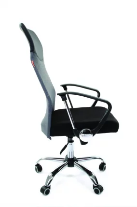 Кресло руководителя CХАИРМАН 610 Серый черный / CHAIRMAN_2