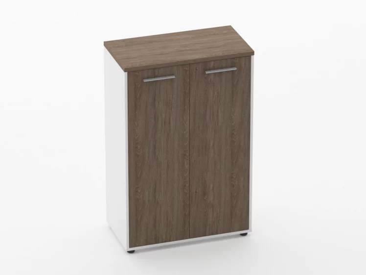 Шкаф 2 широкий закрытый Дека 10.12.131 Дуб Верцаска/Белый / Deka_0