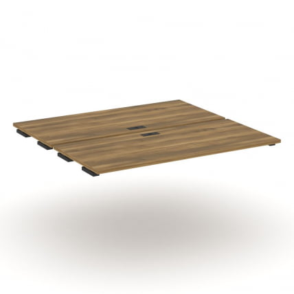 Двойной стол-приставка к двум опорным тумбам/шкафам CОНCЕПТ CН.ДСПР-008 Сандал Янтарный Черный / CONCEPT CN.DSPR-008_0