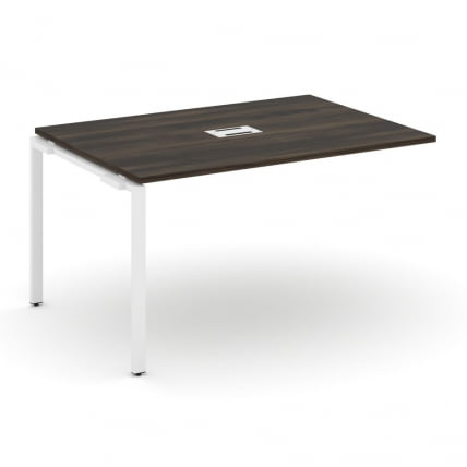 Проходной наборный элемент переговорного стола CОНCЕПТ CН.НПРГ-013 Дуб Мали Белый / CONCEPT CN.NPRG-013_0