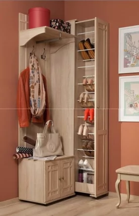 Фасад шкафа для обуви Шерлоcк 73 левый Дуб Сонома / Sherlock_2