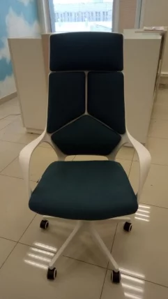 Кресло офисное ИК CКС0898Х-0-56 Вхите Блуе / IQ CX0898H-0-56 White Blue_5