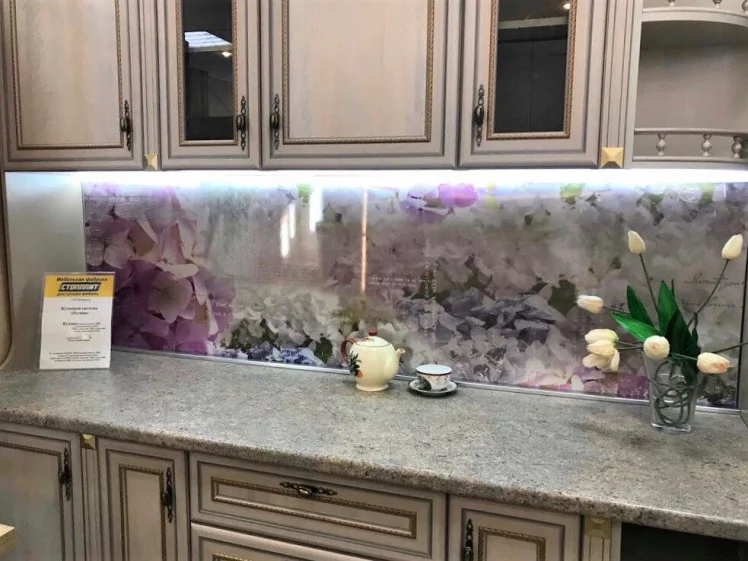 Глянцевый фартук (КОМПОЗИТ) КМ 233 / KM_1