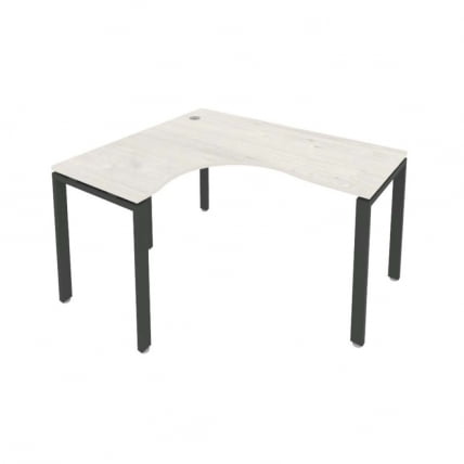 Стол письменный МЕТАЛ СЙСТЕМ Б.СА-3 Л Наварра/Антрацит / METAL SYSTEM_0