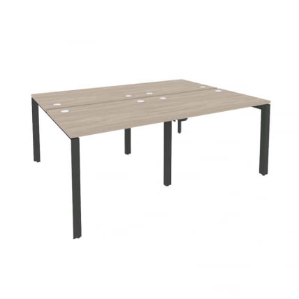 Рабочая станция на П-образном м/к ОНИКС О.МП-Д.РС-4.1.7 Дуб Аттик/Антрацит / ONIX O.MP-D.RS-4.1.7_0