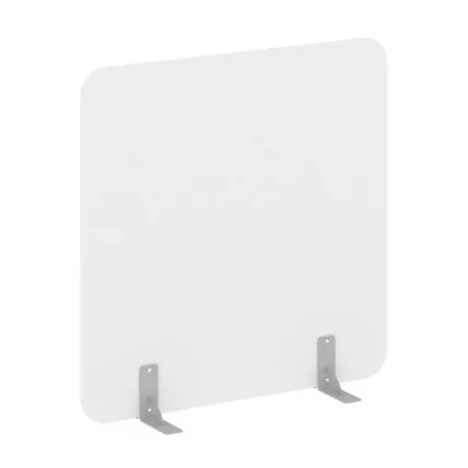 Перегородки на металлических опорах на фетровых подпятниках Р-лине ДП.Ф-120-120 Белый Бриллиант / R-line DP.F-120-120_0