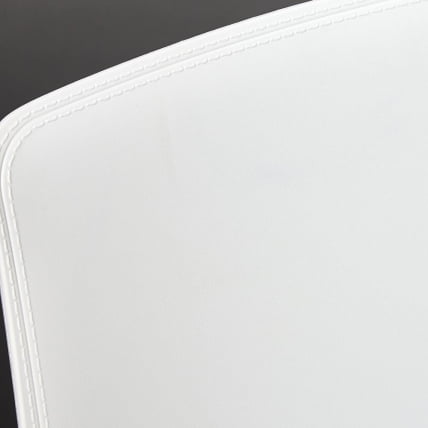 Стул ГЕНИУС (мод 75) металл/пластик, 46кс56кс84cм, белый/черные ножки / GENIUS (mod 46x56x84cм,_5