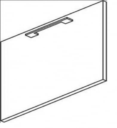 Дверь ЛДСП для стационарной тумбы ЙАЛТА ЛТ-Д4 Л Мокко / YALTA LT-D4_0