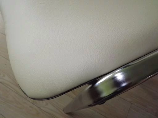 Стул для посетителей Исо CФ-001 хром кожзам Бежевый / Iso CF-001_9