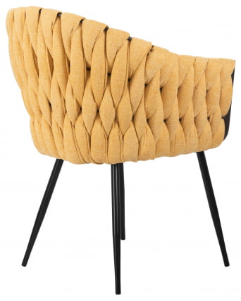 Стул обеденный ДОБРИН МАТИЛДЭ Желтая ткань ЛАР 275-8 / DOBRIN MATILDA LAR_3