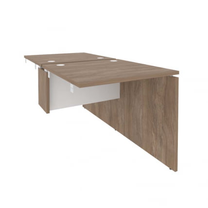 Стол-приставка двойной к опорным элементам ОНИКС О.Д.СПР-0.8 Дуб Аризона/Белый / ONIX O.D.SPR-0.8_0