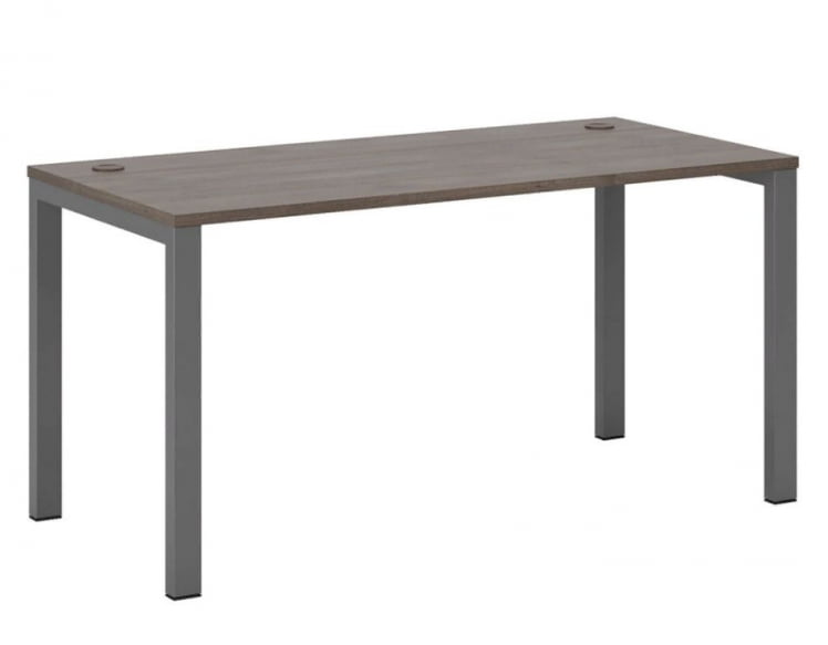 Стол письменный на металлоопорах Нев Лине НЛН36312334 Дуб шамони темный / New Line NLN36312334_0
