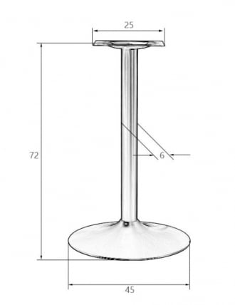 Подстолье обеденное ДОБРИН АЛАН БЛАCК / DOBRIN ALAN BLACK_2