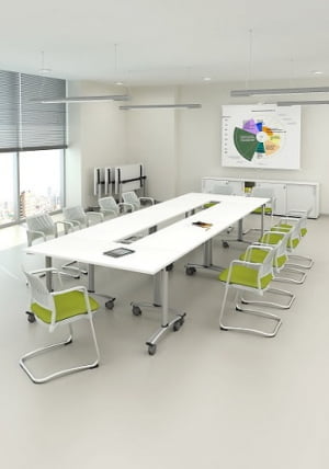 Стол складной Коннеcт 120х60х72.5см Светлый дуб / Connect_6