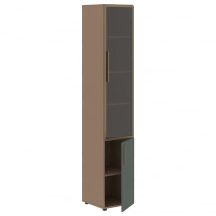 Шкаф-колонка комбинированный (правый) ВЕЛИОН ВХCС 40.2 Р Нефрит Кобра / VELION VHCS R_1