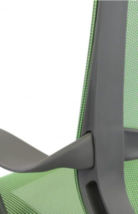 Премиум кресло Еверпроф Чикаго Грей Сетка Зеленый / Everprof Chicago Grey_4
