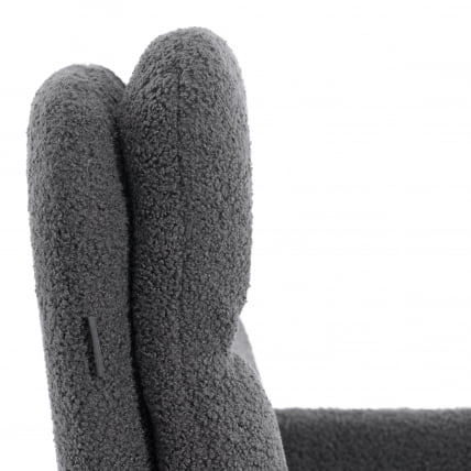 Кресло Довер хром букле, серый, барни грей / Dover barni grey_8