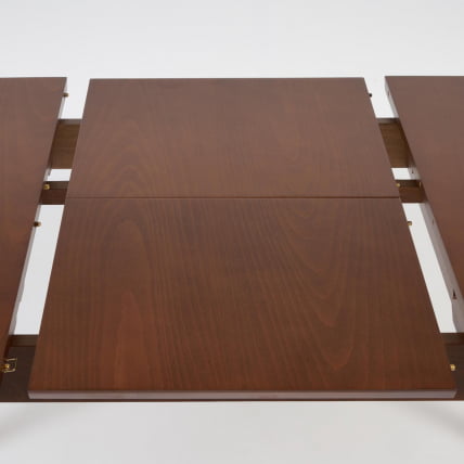 Стол раскладной Павиллион (Павильон) основание бук, столешница мдф, 80кс120+40кс75см, Коричневый / Pavillion 80x120+40x75см,_4