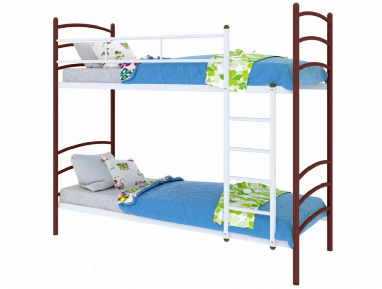 Кровать двухъярусная Милана Дуо 900х2000 Коричневая / Duo_0