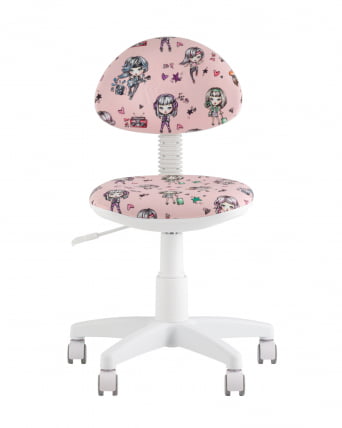 Кресло компьютерное детское УМКА Гирлс пластик белый / Girls_1