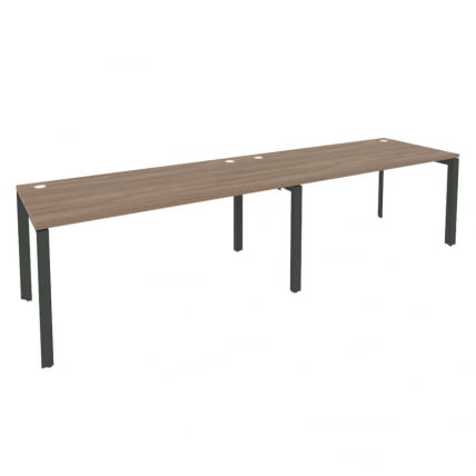 Рабочая станция на П-образном м/к ОНИКС О.МП-РС-2.4.8 Дуб Аризона/Антрацит / ONIX O.MP-RS-2.4.8_0