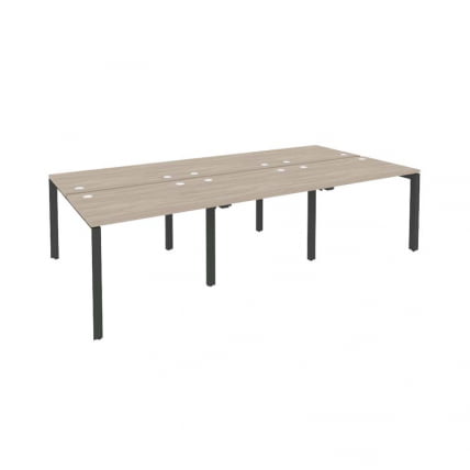 Рабочая станция на П-образном м/к ОНИКС О.МП-Д.РС-6.1.7 Дуб Аттик/Антрацит / ONIX O.MP-D.RS-6.1.7_0