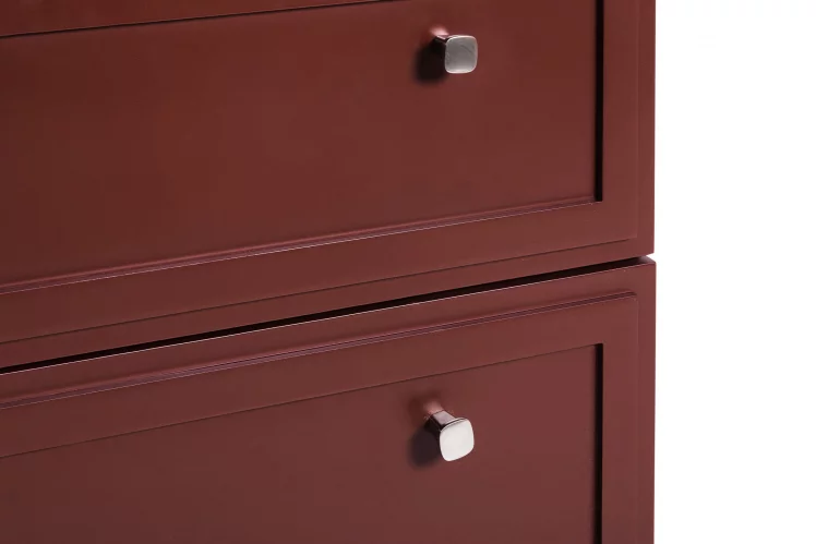 Комод 3 ящика Нортон (К) Кармин / Norton_3