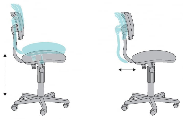 Кресло детское Бюрократ CХ-299/ПК/ФЛИПФЛОП_П / CH-299/PK/FLIPFLOP_P_9