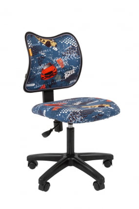Детское кресло CХАИРМАН КИДС 102 Блаcк Машинки / CHAIRMAN KIDS Black_0