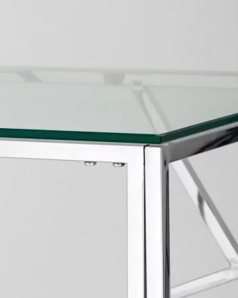 Журнальный столик АРТ ДЕКО 55кс55 Серебро / 55x55_4