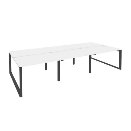 Рабочая станция на О-образном м/к ОНИКС О.МО-Д.РС-6.2.8 Белый Бриллиант/Антрацит / ONIX O.MO-D.RS-6.2.8_0