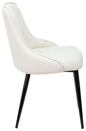 Стул для кухни Бюрократ КФ-5 Молочный Велвет 20 / KF-5 Velvet_2