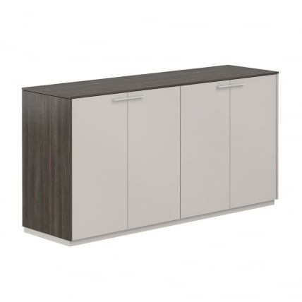 Шкаф низкий двойной Атлас НЗ-0314+НЗ-0314.БТ.ГС Бренсон Трюфель Серый камень / Atlas NZ-0314+NZ-0314.BT.GS_0