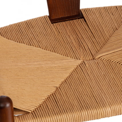 Стул ВИСХБОНЕ (мод.CБ2212) дерево вяз, 57*50.5*79.5, Темный Орех (№5) / WISHBONE (mod.CB2212)_6