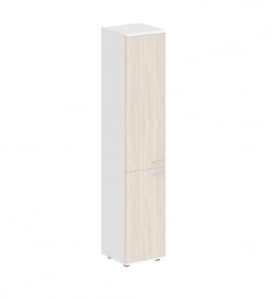 Шкаф высокий левый Сигма СГ.802.ВХ.ОЛ.ОЛ.Л Белый Дуб светлый / Sigma SG.802.WH.OL.OL.L_0