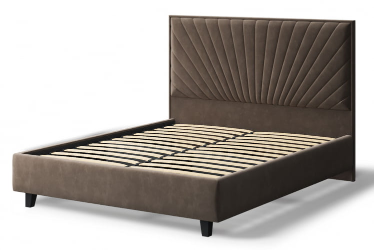 Кровать Леона, 2000кс1600мм, коричневый / 2000x1600мм,_1