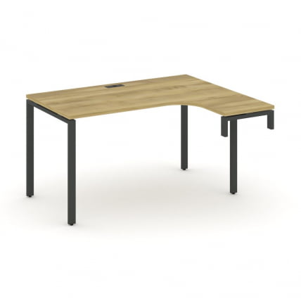 Стол-надставка на опорную тумбу (правый) CОНCЕПТ CН.ОСАН-002(Р) Дуб Винченцо Черный / CONCEPT CN.OSAN-002(R)_0