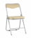 Складной стул Джонни silver экокожа Кремовый_288837