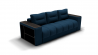 Диван Барон - 1 (ЗР) Цвет фасада: Синий; Тип: Прямой; Материал фасада: Металл/Велюр_797483