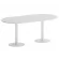 Стол овальный HOME OFFICE VR.SP-5-180.1 Белый/Белый металл_230310