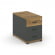 Тумба опорная приставная с 3-мя ящиками CONCEPT CN.TGO-001 B/W Сандал Янтарный Антрацит_1001628