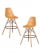 Стул барный DOBRIN DSW BAR (ножки светлый бук, цвет персиковый (NX-Y-06)) 2 шт_3636927