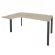 Стол эргономичный левый на П-образном м/к ONIX O.MP-SA-4L Дуб Аттик/Антрацит_240821