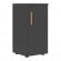Шкаф-колонка с глухой малой дверью правый Forta FLC 40.1 R Черный графит_289676