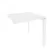 Стол-приставка на П-образном м/к к опорным элементам ONIX O.MP-SPR-0.8 Белый Бриллиант_240916